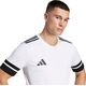 Koszulka męska adidas Squadra 25 biało-czarna JG5835 XL