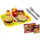LeanToys Zestaw Fast Food Pizza Burgery Frytki Akcesoria Dla Dzieci 24 ele.