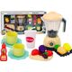 LeanToys Zestaw Elektryczny Blender Owoce Do Krojenia Światła Dźwięki