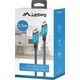 KABEL USB-C M/M USB4 1.5M 240W 8K 60HZ CZARNO-NIEBIESKI LANBERG