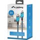 KABEL USB-C M/M USB4 2M 240W 8K 60HZ CZARNO-NIEBIESKI LANBERG