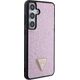 Guess Etui Guess GUHCS24MHDGPPP Samsung Galaxy S24+ Plus hardcase Rhinestone Triangle różowy/pink