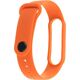 Pasek silikonowy do Xiaomi 5/6 - pomarańczowy