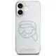 Karl Lagerfeld IML Rhinestones Karl Head Apple iPhone 16 clear