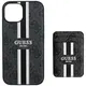 Guess 4G Stripes MagSafe Wallet Apple iPhone 15 black