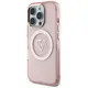 Guess IML Metal Mountain Logo MagSafe Apple iPhone 16 Pro Max pink