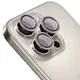 Bizon Glass Snap Lens Apple iPhone 16 Pro / 16 Pro Max grey frame