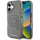 Karl Lagerfeld IML Rhinestones Karl Head Apple iPhone 16 black