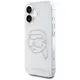 Karl Lagerfeld IML Rhinestones Karl Head Apple iPhone 16 clear