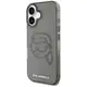 Karl Lagerfeld IML Rhinestones Karl Head Apple iPhone 16 black