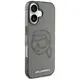 Karl Lagerfeld IML Rhinestones Karl Head Apple iPhone 16 black