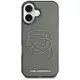 Karl Lagerfeld IML Rhinestones Karl Head Apple iPhone 16 black