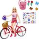 Barbie doll and bicycle set