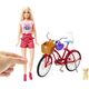Barbie doll and bicycle set