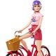 Barbie doll and bicycle set