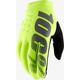 100% Rękawiczki 100% BRISKER Youth Glove fluo yellow roz. XL (długość dłoni 171-181 mm) (DWZ)