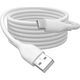 Καλώδιο USB Digitus Digitus USB-A > USB-C 2.0 (ST-ST) 0,5m Καλώδιο φόρτισης Σιλικόνης 60W Λευκό