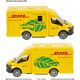 Simba Pojazd Majorette G.S. Mercedes-Benz DHL 12 cm