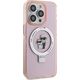 Karl Lagerfeld Karl Lagerfeld KLHMP15LHMRSKCP iPhone 15 Pro 6.1" różowy/pink hardcase Ring Stand Karl&Choupettte MagSafe