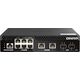 Switch Qnap QNAP QSW-M2106PR-2S2T, Managed, L2, 10G Ethernet (100/1000/10000), Power over Ethernet (PoE), Rack mounting, 1U
