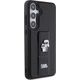 Karl Lagerfeld Etui Karl Lagerfeld KLHCS24MGSAKCPK Samsung Galaxy S24+ Plus hardcase Gripstand Saffiano Karl&Choupette Pins czarny/black