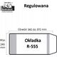 IKS Okładka książkowa reg.R-555 wys. 246mm x obw. 340mm - 370mm p25 IKS cena za 1szt.