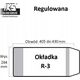 IKS Okładka książkowa reg.R-3 wys. 264mm x obw. 405mm - 430mm p25 IKS cena za 1szt.
