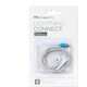 Słuchawki Fiesta FIESTA EARPHONES WITH MIC LIGHTNING SŁUCHAWKI PRZEWODOWE DOUSZNE Z MIKROFONEM WHITE [45648]