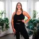 HMS ZESTAW HULA HOP HHW12 BLACK Z WYPUSTKAMI I OBCIĄŻNIKIEM HMS + PAS BR163 BLACK PLUS SIZE