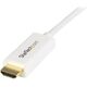 Kabel StarTech DisplayPort Mini - HDMI 2m biały (MDP2HDMM2MW)