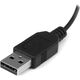Adapter AV StarTech HDMI - DisplayPort + USB-A czarny (HD2DP)