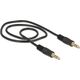 Kabel Delock Jack 3.5mm - Jack 3.5mm 0.5m czarny (83742)