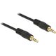 Kabel Delock Jack 3.5mm - Jack 3.5mm 0.5m czarny (83742)