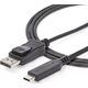 Kabel USB StarTech USB-C - 1.8 m Czarny (CDP2DP146B)