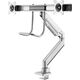 Neomounts Uchwyt biurkowy na 2 monitory 10" - 32" (NM-D775DXSILVER)