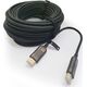 Kabel Techly TECHLY HDMI 4K 60Hz AOC LWL Kabel 2xHDMI Stecker 19polig Laenge 20m Hohe Bestaendigkeit bei EMI und RFI
