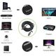 Kabel Techly TECHLY HDMI 4K 60Hz AOC LWL Kabel 2xHDMI Stecker 19polig Laenge 20m Hohe Bestaendigkeit bei EMI und RFI