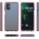 Hurtel Spring Case pokrowiec żelowe etui z kolorową ramką do Samsung Galaxy M31s czarny