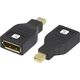 Adapter AV Techly TECHLY Adapter DisplayPort F auf Mini DisplayPort M 4K schwarz
