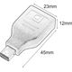 Adapter AV Techly TECHLY Adapter DisplayPort F auf Mini DisplayPort M 4K schwarz