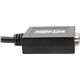 Adapter AV Eaton Tripp Lite HDMI to VGA with Audio Converter Cable Adapter for Ultrabook/Laptop/Desktop PC, (M/F), 6-in. (15.24 cm) - Videoadapter - TAA-konform - HDMI mannlich zu HD-15 (VGA) weiblich - 15.24 cm - Schwarz - 1920 x 1200 (WUXGA) Support