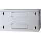EFB EFB 48,26cm Wandgehaeuse GRAU 4HE Tiefe 400mm 1-teilig komplett vormontiert RAL7035 Seitenwaende abnehmbar Abschliessbar