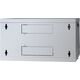 EFB EFB 48,26cm Wandgehause GRAU 12HE Tiefe 400mm 1-teilig komplett vormontiert RAL7035 Seitenwaende abnehmbar Abschliessbar