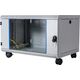 EFB EFB 48,26cm Wandgehause GRAU 12HE Tiefe 400mm 1-teilig komplett vormontiert RAL7035 Seitenwaende abnehmbar Abschliessbar