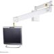Neomounts by NewStar NEOMOUNTS FPMA-HAW100 Medical LCD Wall Mount 25,4-60,96cm 10-24Zoll kipp-/schwenkbar pivot VESA 75x75/100x100 6kg grau