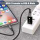 Adapter USB Techly TECHLY Adapter USB-A M auf USB-C F USB 3.0 schwarz