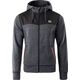 IQ Męska bluza IQ SARIN 11540-BLK ME/BLK/S O black melange/black/spicy orange rozmiar S