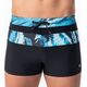 AquaWave Męskie bokserki kąpielowe Aquawave Tahu black/sea print rozmiar M