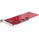 StarTech STARTECH.COM Quad M.2 PCIe Adapterkarte PCI Express 4.0 x16 auf Vierfach NVMe oder AHCI M-Key M.2 SSDs 7,8GBit/s je SSD Bifurkation