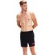Speedo Męskie szorty Speedo SPORT SOLID 16" WSHT AM black/fed red rozmiar S